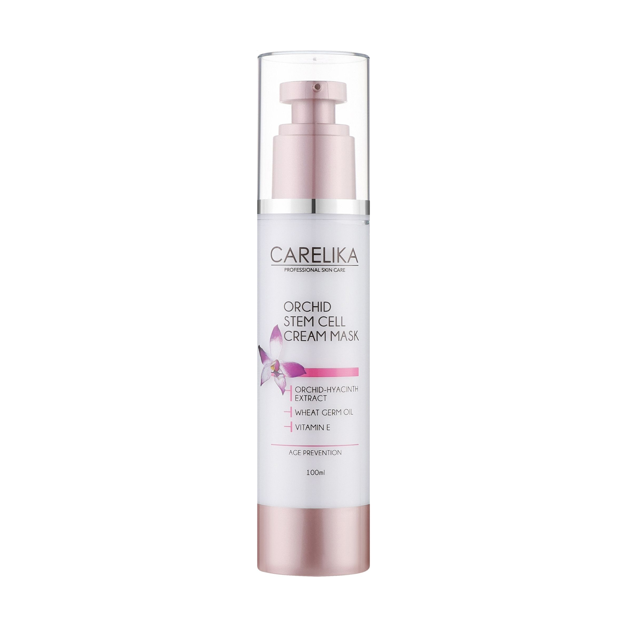 Уцінка! Крем-маска для обличчя Carelika Orchid Stem Cell Cream Mask зі стовбуровими клітинами орхідеї, 100 мл